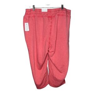 NWT Lane Bryant Joggers 18/20 Pink High Rise Pull On Casual Lounge Elastic Waist